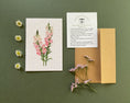Load image into Gallery viewer, Plantable Greeting Card – Snapdragons | Wildflower Seed Paper, Eco-Friendly & Handmade