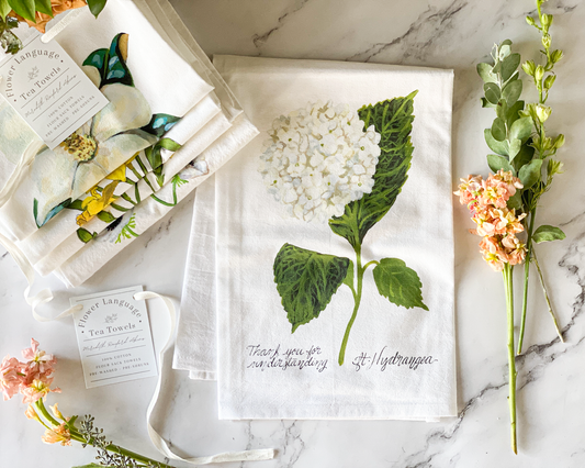 Hydrangea Tea Towel