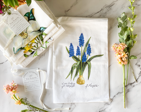 Muscari Tea Towel