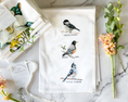 Load image into Gallery viewer, Backyard Birds Tea Towel - Chickadee, Robin, Tufted Titmouse