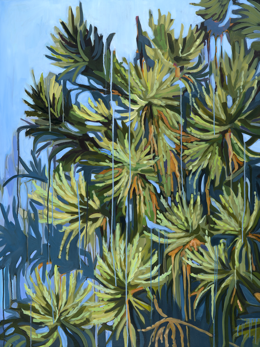 Japanese Cedar – Original on Canvas | 48x36