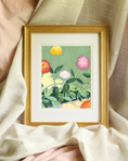 Load image into Gallery viewer, Selected Memories No.2 ft. Zinnias - Vertical Canvas Print