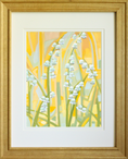 Load image into Gallery viewer, Return to Happiness ft. Lily of the Valley - Vertical Canvas Print