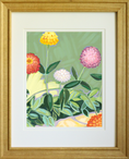 Load image into Gallery viewer, Selected Memories No.2 ft. Zinnias - Vertical Canvas Print