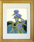 Load image into Gallery viewer, I Wish You Sweet Dreams ft. Gentiana andrewsii - Vertical Canvas Print