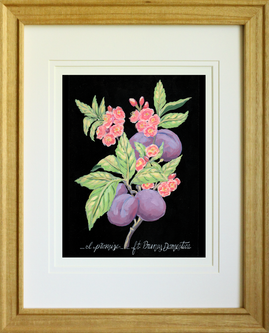 I Promise – Plum Tree Botanical Art Print