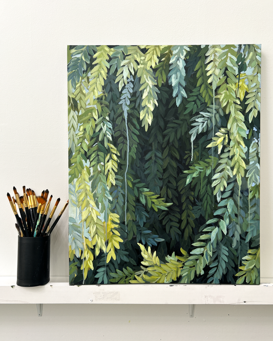 Draw me In – Original on Canvas | 30x24