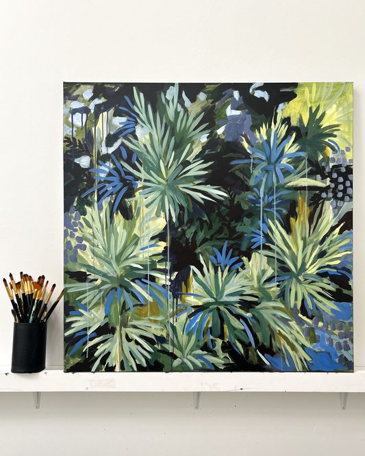 Evergreen Quick Study – Original on Canvas | 36x36