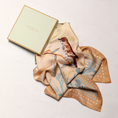 Load image into Gallery viewer, warm toned silk scarf in autumn, summer and spring color season color pallet
