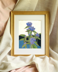 Load image into Gallery viewer, I Wish You Sweet Dreams ft. Gentiana andrewsii - Vertical Canvas Print
